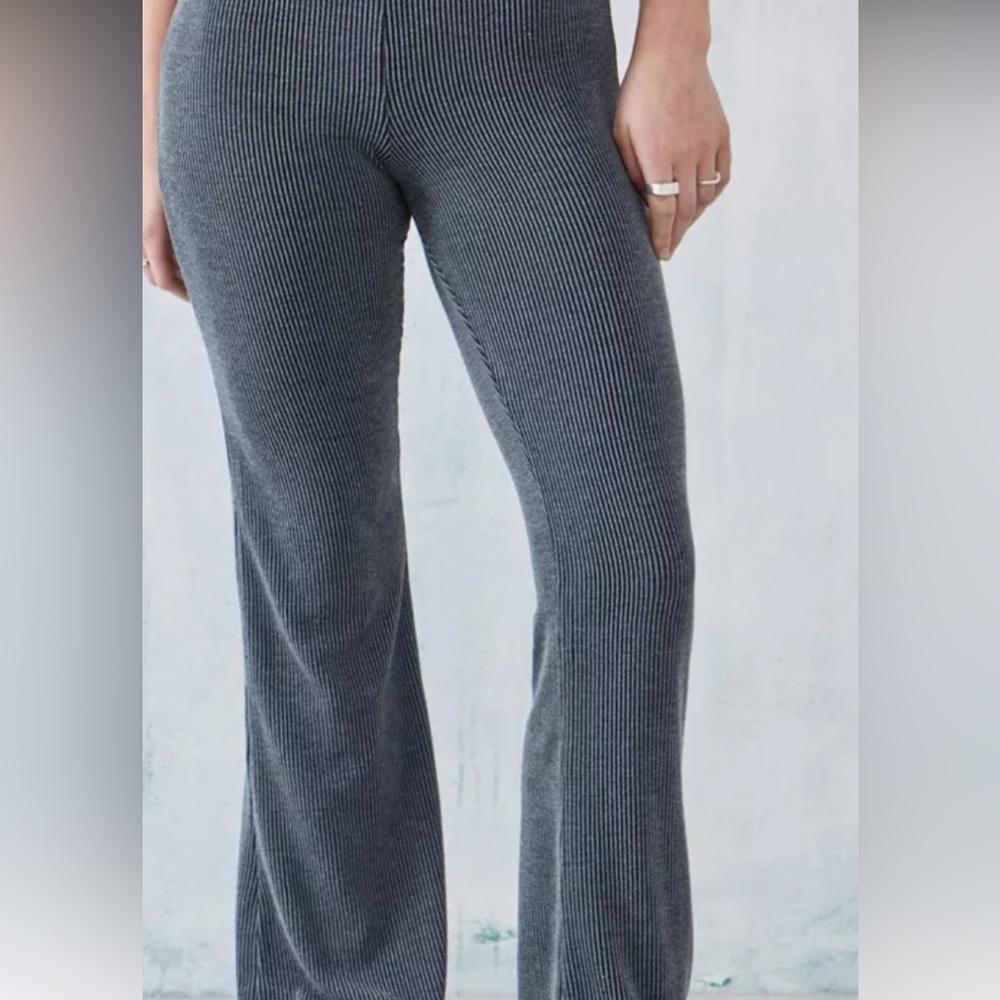 Urban Outfitters Rib Knit Flare Pants